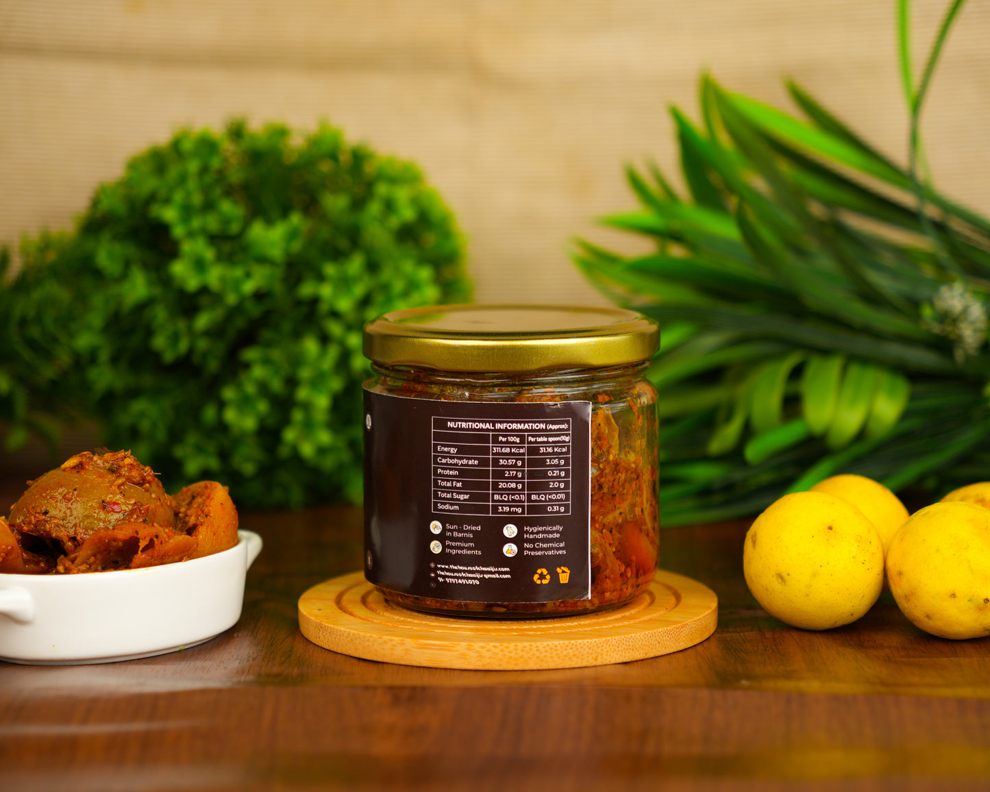 Lemon Pickle (In Oil)